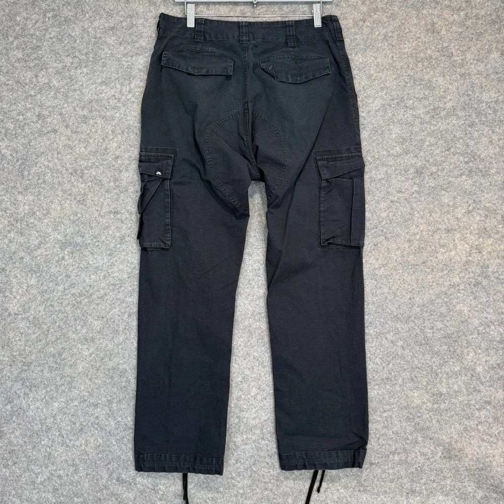 Nike SB Skateboards Ripstop Cargo‎ Pants Mens 32 Black Skater cv4699-010